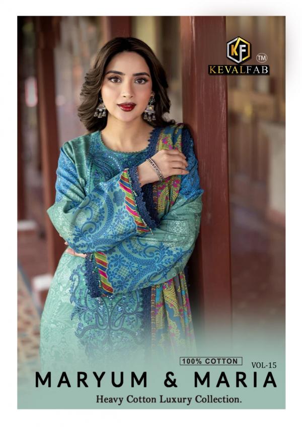 KevalFab Maryum & Maria Vol-15 – Karachi Dress Material